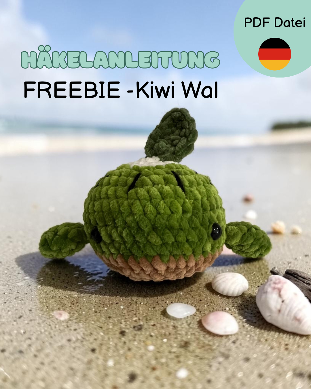 Häkelanleitung FREEBIE - Kiwi Wal