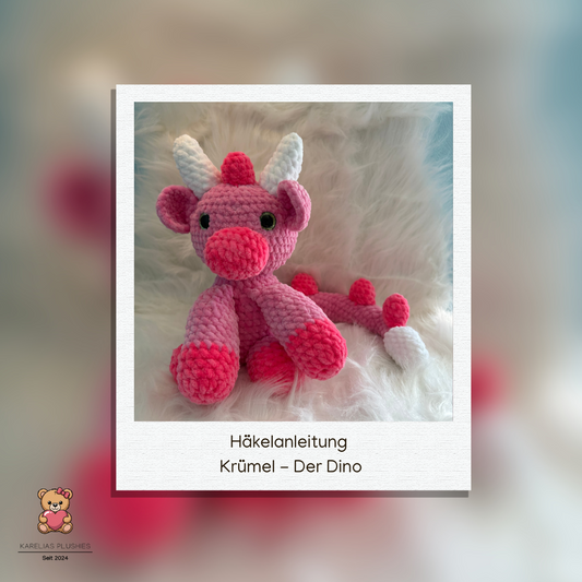 Häkelanleitung Krümel der Dino 🦖