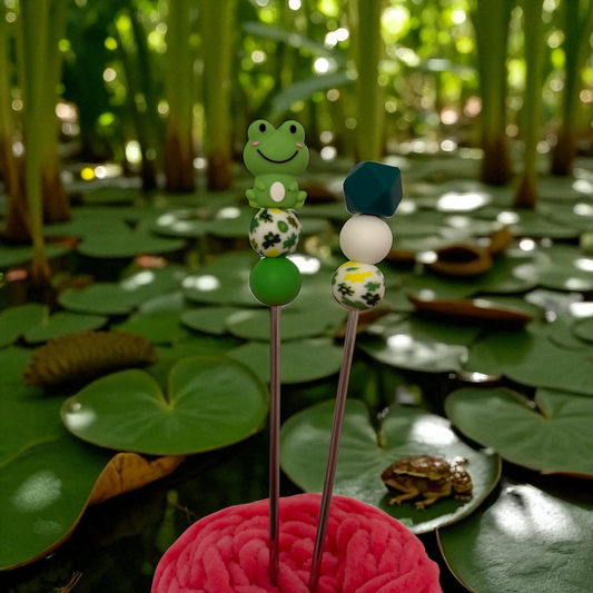 Amigurumi Sticks Frosch